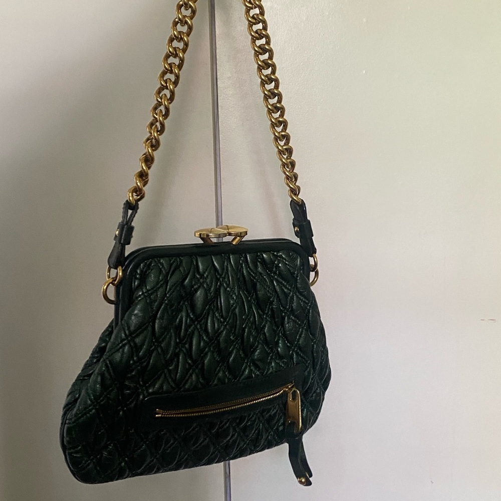 Dark green with Golden hardware by Marc Jacob’s